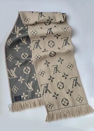 Шарф louis vuitton logomania authentication 6