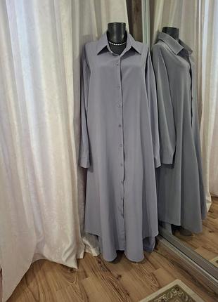 Лавандове плаття 👗 сорочка великого розміру