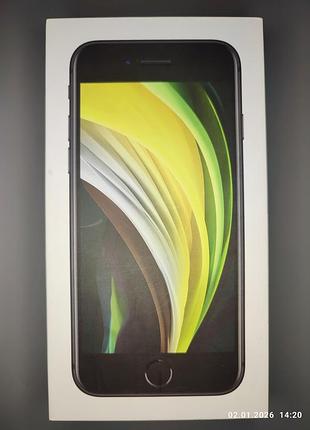 Коробка apple iphone se, black 128gb, a2296 mxd02fs/a