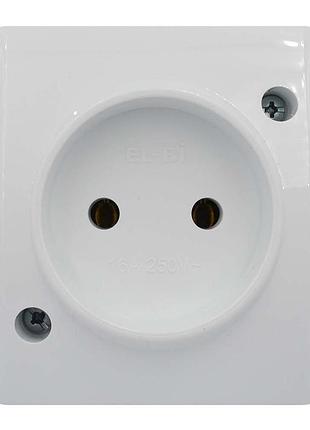 Розетка alsu біла 1-на