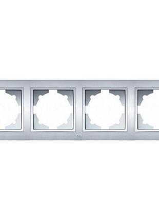 Светильник точечный накладной поворотный без лампы maxus wave spot base gx53x3 white
