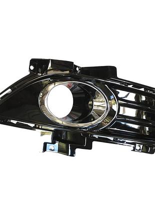 Решітка бампера ford fusion mk5 13-16 права під птф хром глянець ds7z-17b814-bb