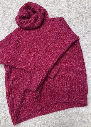 Рожевий теплий светр