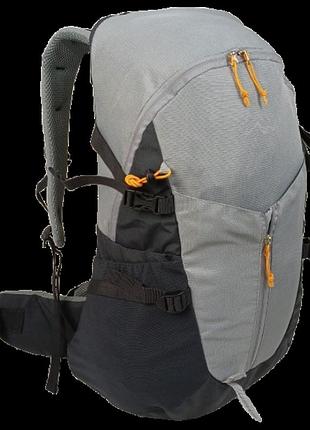 Спортивний трекінговий рюкзак із дощовиком 25l asce сірий