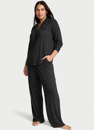 Піжама в рубчик штанцями від бренду victoria's secret 🇺🇸 оригінал