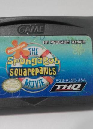Картридж на gba "spongebob squarepants movie"