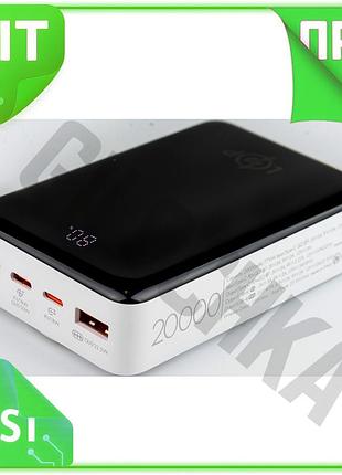 Ve беспроводной power bank 20000mah new version lp для смартфонов и планшетов зарядное устройство внеш n6w_ver