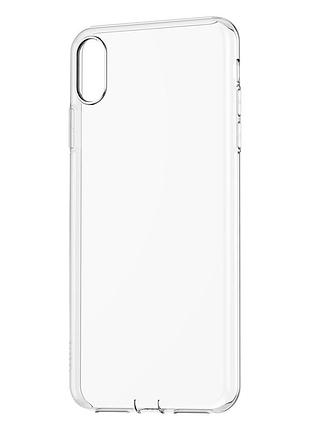 Ve чохол для iphone xs new version max baseus прозорий силіконовий чохол для смартфона з високою гнучк n6w_ver 3