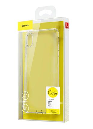 Ve чохол для iphone xs new version max baseus прозорий силіконовий чохол для смартфона з високою гнучк n6w_ver 4