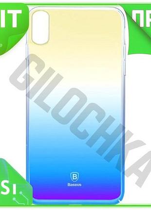 Ve чохол baseus glaze для new version iphone x xs прозорий захисний чохол для смартфона стильний бампе n6w_ver