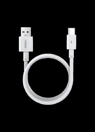 Ve кабель usb 2.0 type-c new version remax marlik 22.5w 5a 1м для зарядки и передачи данных белый n6w_ver 3