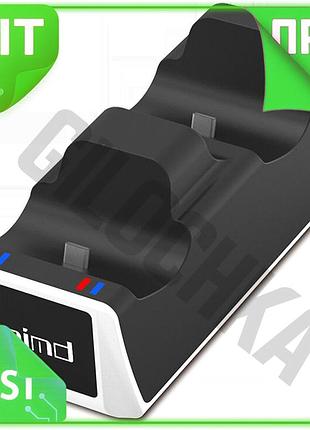 Ve зарядная станция для геймпада new version playstation 5 двойная зарядка контроллеров для ps5 хранен n6w_ver