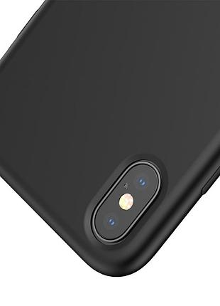 Ve чехол baseus для iphone new version xs max черный защитный чехол для смартфона с олеофобным покрыти n6w_ver 6