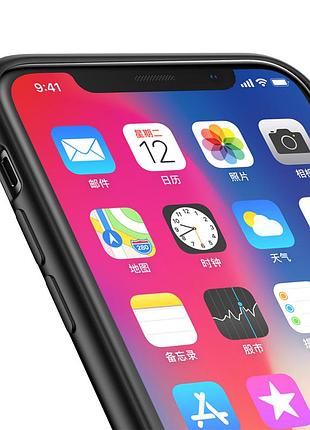 Ve чехол baseus для iphone new version xs max черный защитный чехол для смартфона с олеофобным покрыти n6w_ver 7