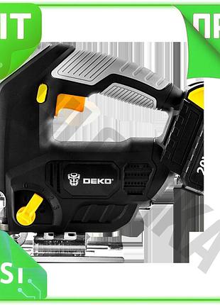 Ve аккумуляторный электрический лобзик deko new version для распиливания дерева и металла ручной инстр n6w_ver