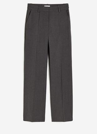 Штани прямі сірі hm