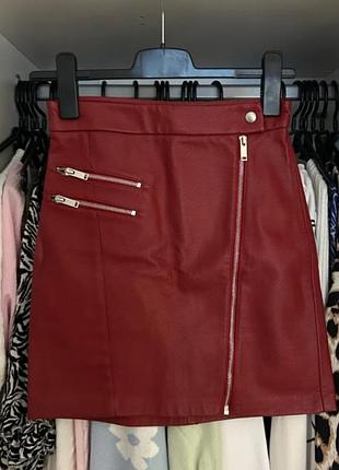 Спідниця юбка екошкіра