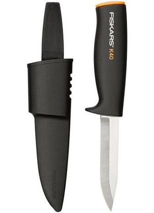 Нож общего назначения fiskars solid с чехлом k40 125860 (f-1001622)