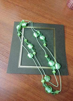 Намисто сатинове та муранське скло