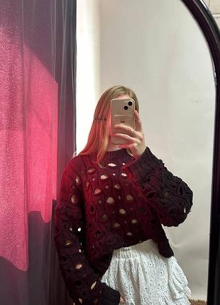 Стильний зимовий светр теплий 469 3