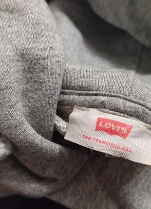 Серое худи levi's, толстовка 7
