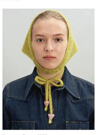 Платок вязаный бренда nadia