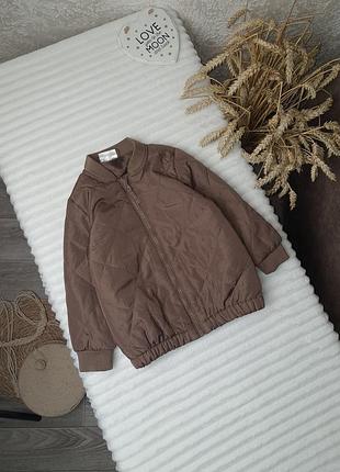 Легка весняна куртка бомбер від socute  1,5-2 роки (86-92)