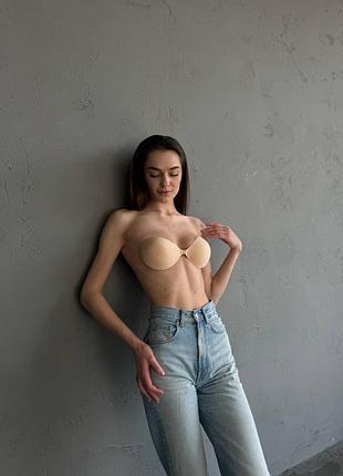Fly bra з пушап push up невидимий бюстгальтер силіконовий клейкий флай бра бюст ліф багаторазовий 4
