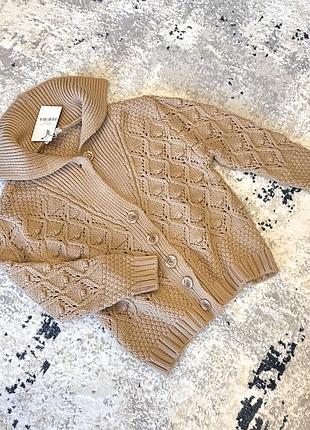Теплий  в’язаний кардиган