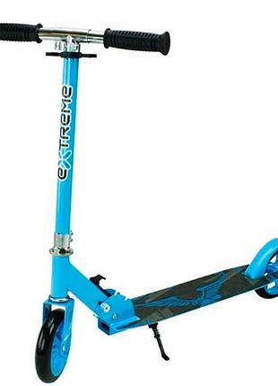 Самокат міський 2 колеса сталь pu 145 мм sc2426_blue