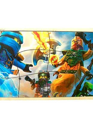 Пазл дерев'яний з підложкою: ніндзя 2 sp0327