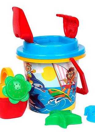 Пісочний набір технок № 5 пластиковий 0106b