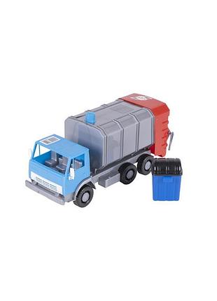 Машинка мусоровоз орион х1 "камаз" пластиковая 405_blue-gray