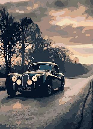 Картина за номерами stateg ретро дорога 40х50 см dy051