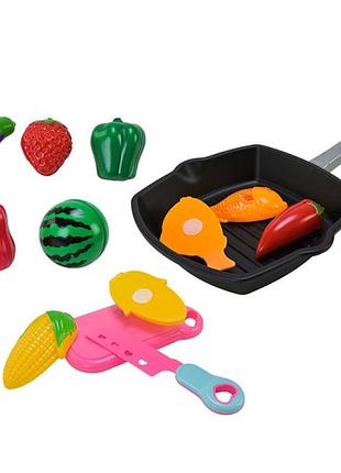 Ігровий набір кухня сковорода з овочами sc-7_black
