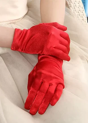 Короткі рукавички honey fashion accessories xs/s/m червоні 30к047