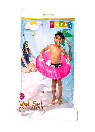 Intex круг "цветной" с ручками intex круг "цветной" с ручками 59258_pink
