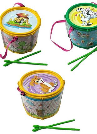 Детский барабан большой 1-004