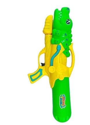 Водяной пистолет "крокодил" помповый m222ey_green-yellow-green