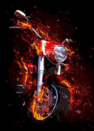 Картина по номерам stateg скорость в огне 40х50 см sy6708