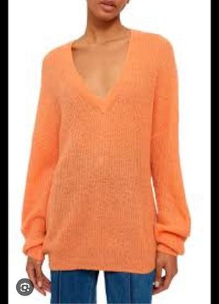 Яскравий светр альпака 35%+вовна 35%