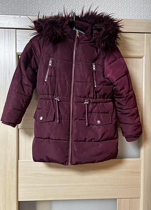 Парка зимняя куртка 5-7лет