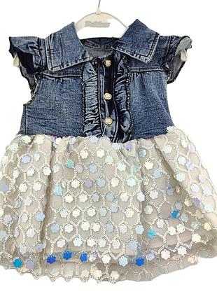 Костюм 3, 6, 9, 12 місяців туреччина костюм для новонародженого набору на дівчинку синій (кднд62) 9 місяців