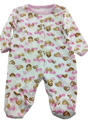 Чоловічок 3, 6, 9 місяців туреччина трикотажна для новонародженого на дівчинку рожевий (чн95)