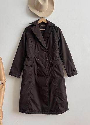 Утеплений тренч пальто