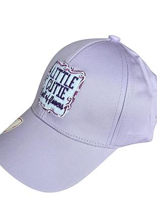 Кепка бейсболка детская 50-54 размер хлопок летняя детские головные уборы фиолетовый (бд646)