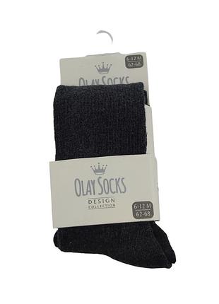 Дитячі колготи 6 до 12 місяців туреччина для дівчинки новонароджених темно-сірий (нд60)