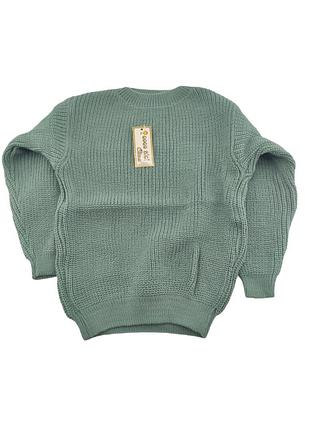 Детский свитер турция 5, 6, 7, 8 лет для девочки на пуговицах хаки (фд16) 8 лет