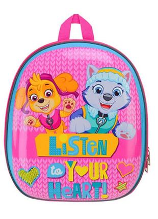 Рюкзак nickelodeon paw patrol listen to your heart , від 3х років, 26x10x31 см