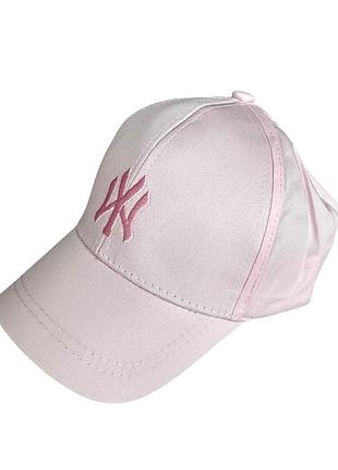 Кепка бейсболка детская 50-54 размер хлопок летняя детские головные уборы розовый (бд643)